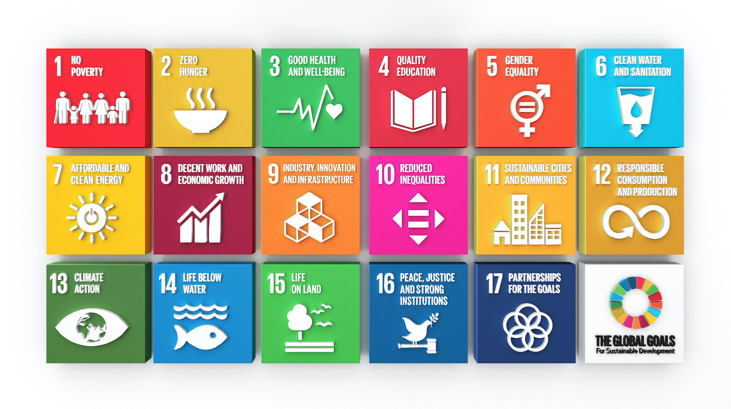 icon list of sustainable development goals